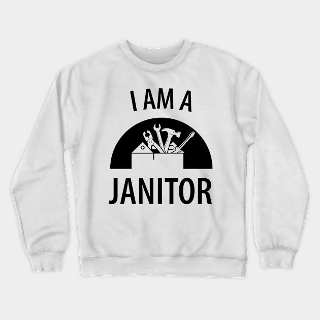 Caretaker Janitor Crewneck Sweatshirt by Johnny_Sk3tch